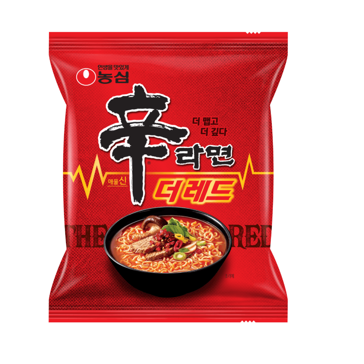 농심 더레드 신라면 , 125g, 4개