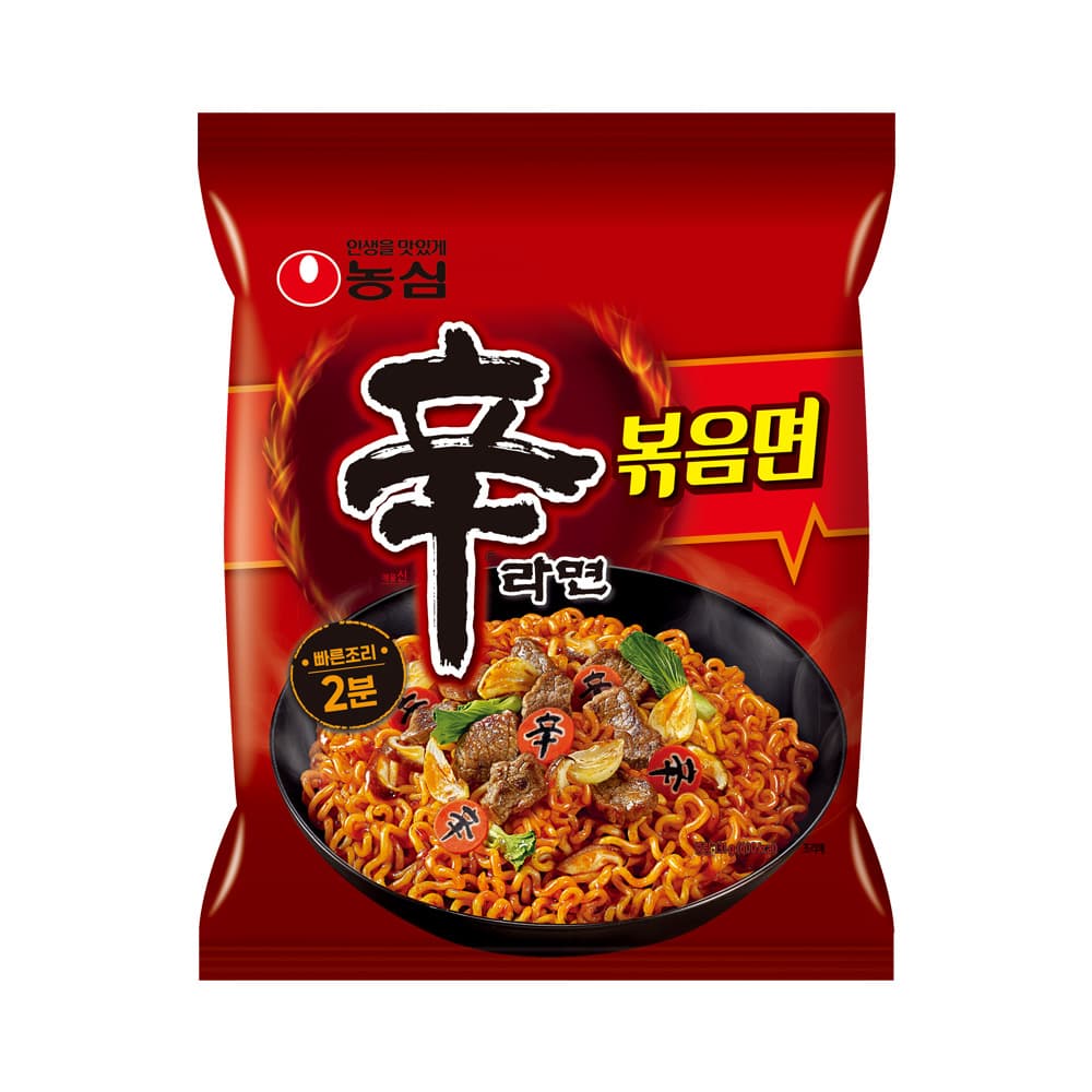 농심 신라면 볶음면, 131g, 32개