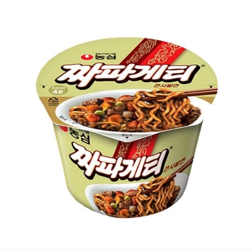 농심 짜파게티 큰사발, 123g, 16개