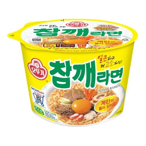 오뚜기 참깨라면, 110g, 12개