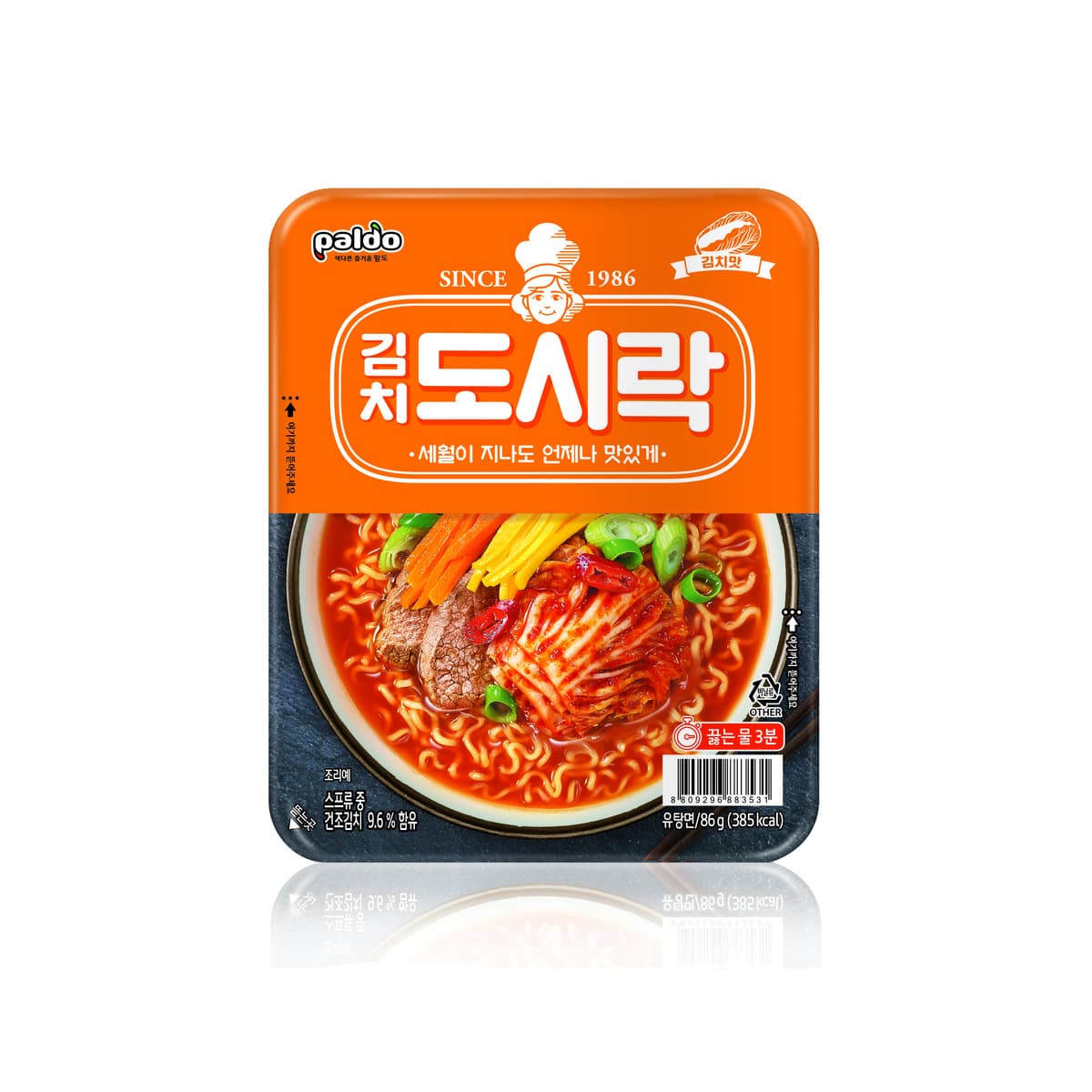 팔도 김치도시락 컵라면, 86g, 24개