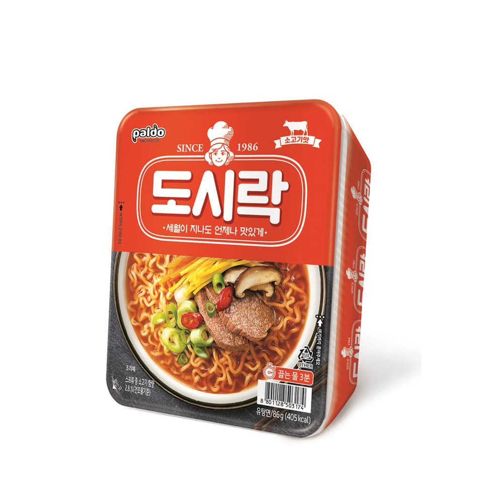 팔도 도시락 오리지날, 86g, 24개