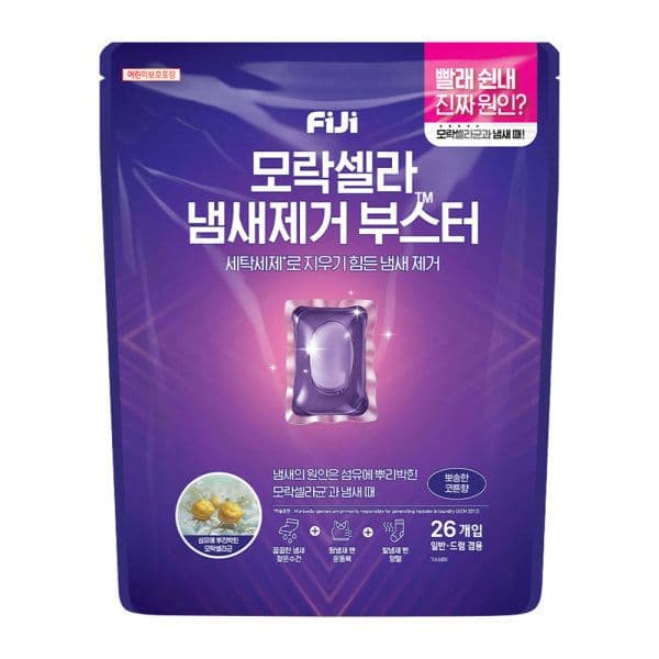 엘지생활건강 피지 모락셀라 냄새제거 부스터 26개입, 코튼, 2개