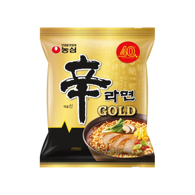 농심 신라면   골드 봉지라면 125g, 4개