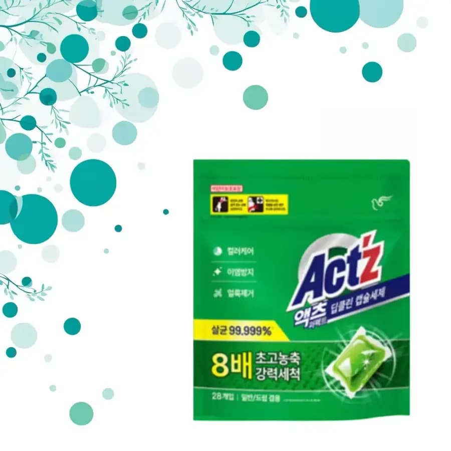 액츠 퍼펙트 딥클린 캡슐세제 28개입, 1개