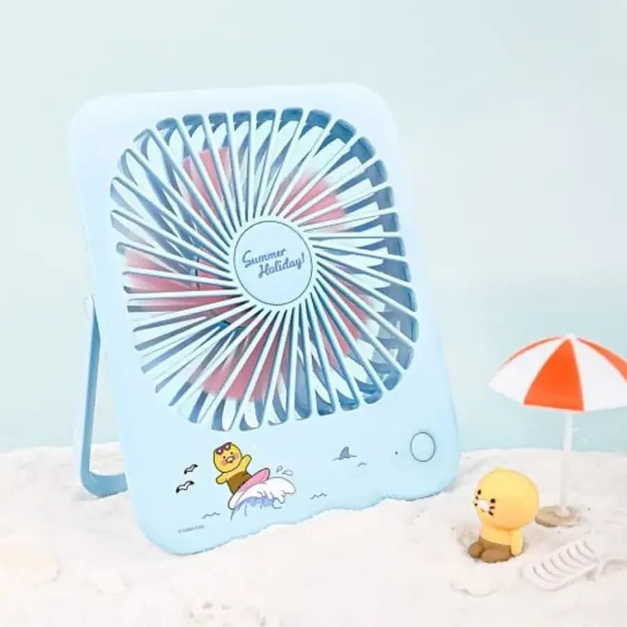 춘식이탁상용무선선풍기 썸머홀리데이