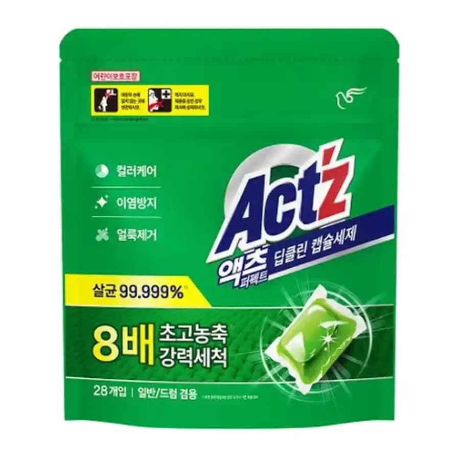 액츠 퍼펙트 딥클린 캡슐세제 28개입 X 1개