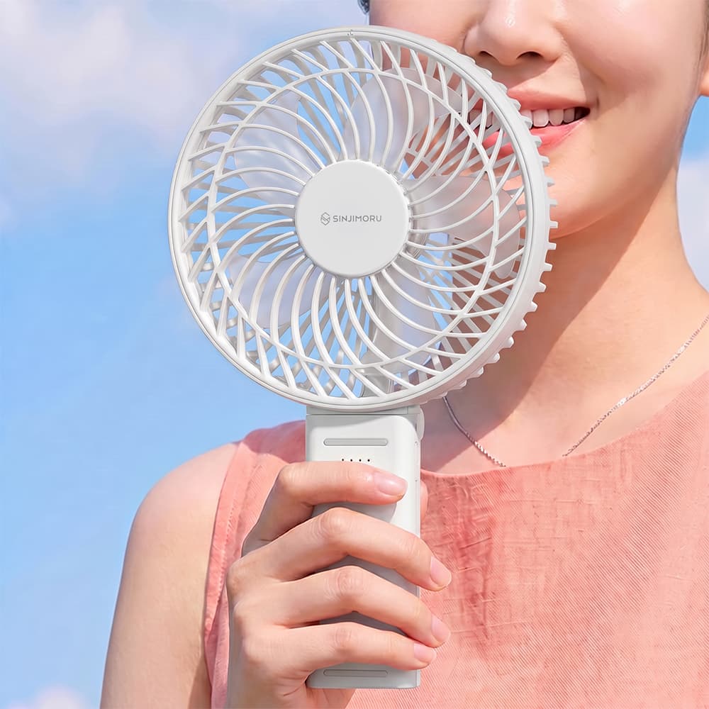 신지모루 접이식 오퓨리엠 빅 와이드 팬 휴대용 폴더블 대형 탁상용 선풍기