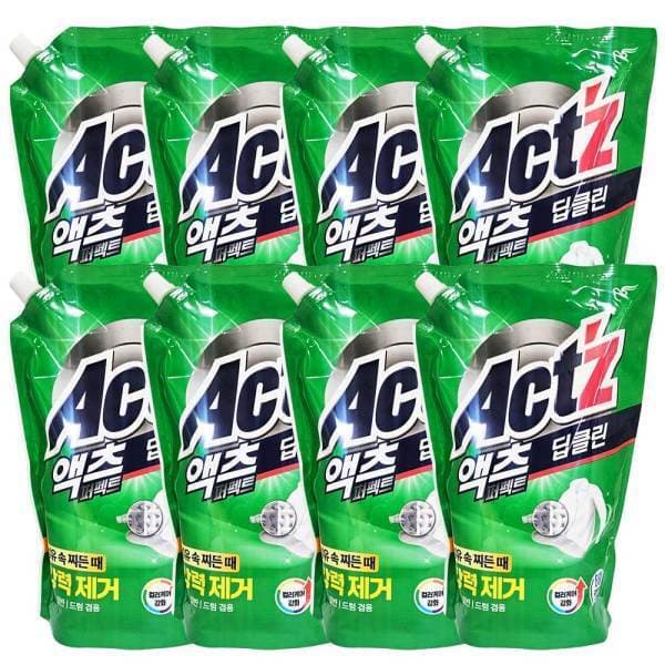 액츠 피죤 액츠 퍼펙트 딥클린 리필 1.5L x8개(1BOX)