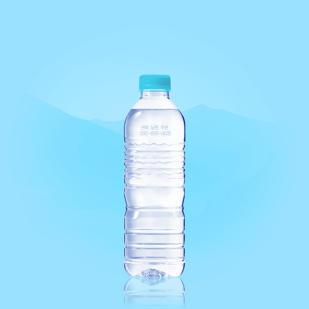 웅진식품 가야워터 무라벨 500ml, 100개