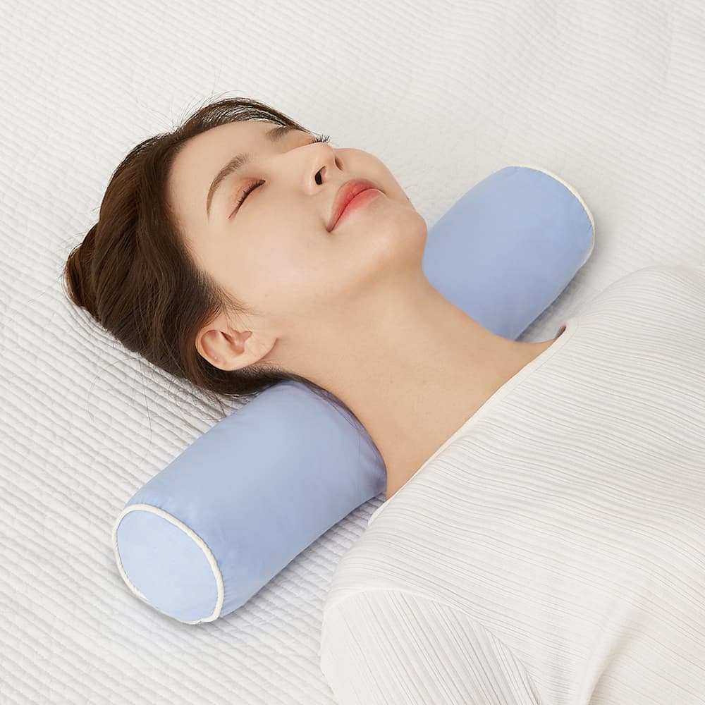 집앤콕 베개 거북목베개 일자목 목디스크 면 낮은 메밀 경추베개