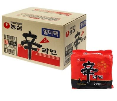 농심 신라면 120g 40개 한박스 도매 업소용 대용량 식자재 식당 box 40입 40봉