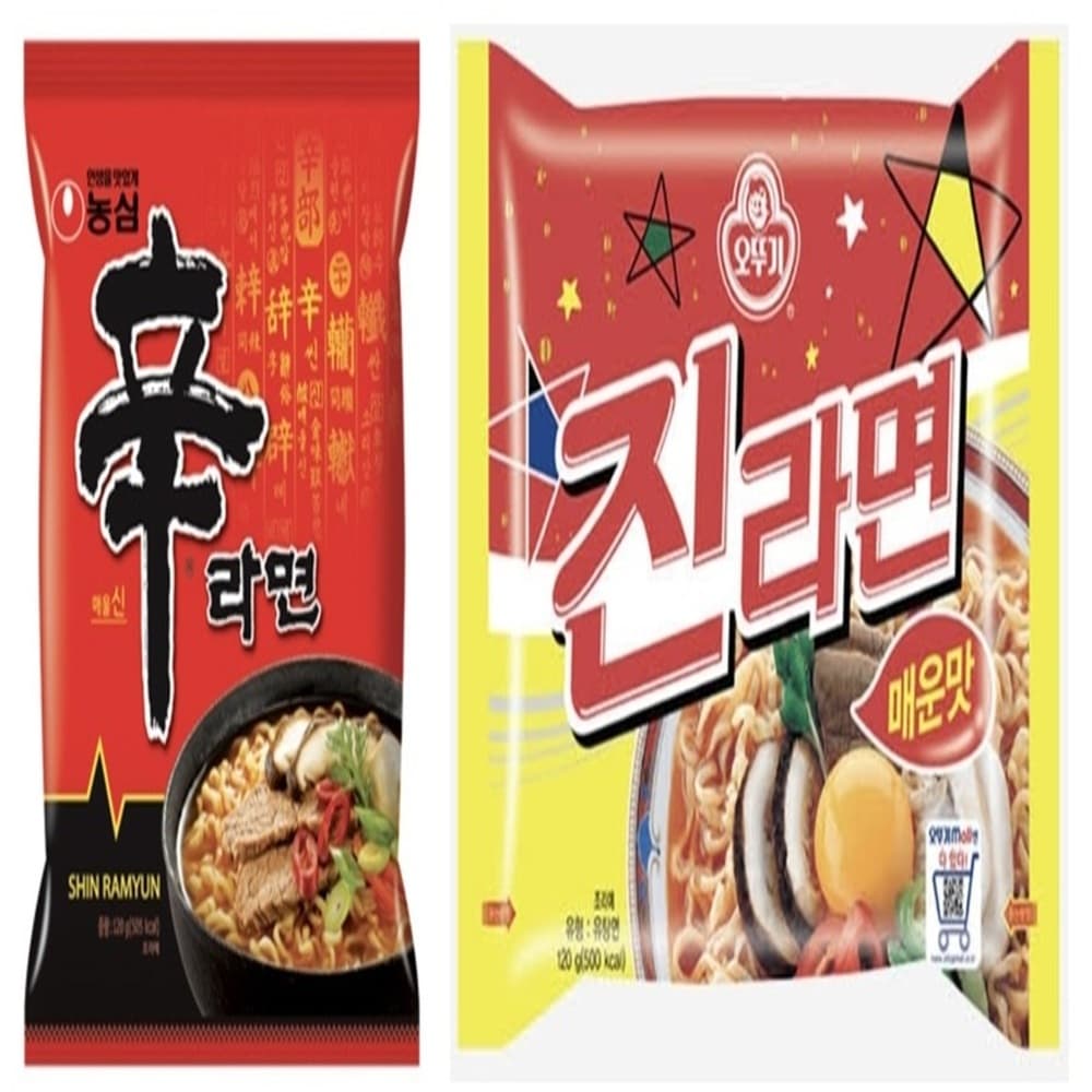 봉지라면 낱개 신라면 진라면 세트 외127종 다양한 회사 탕비실 사무실 멀티팩 단체 선물용