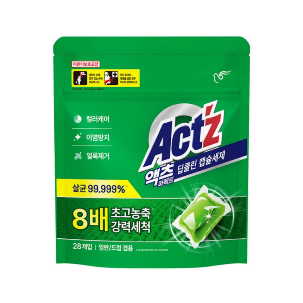 액츠 퍼펙트 딥클린 캡슐세제 28개입