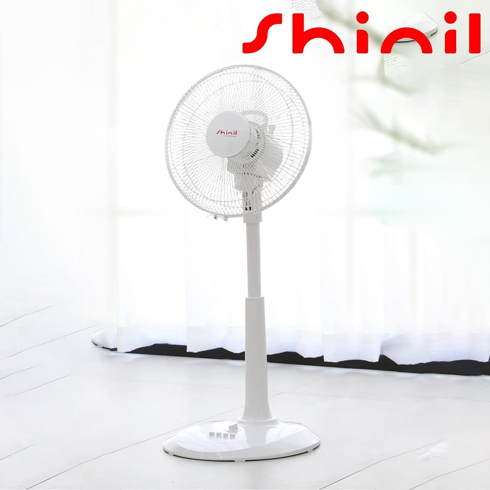 신일 스탠드 선풍기 저소음 5엽 30cm 원룸 거실