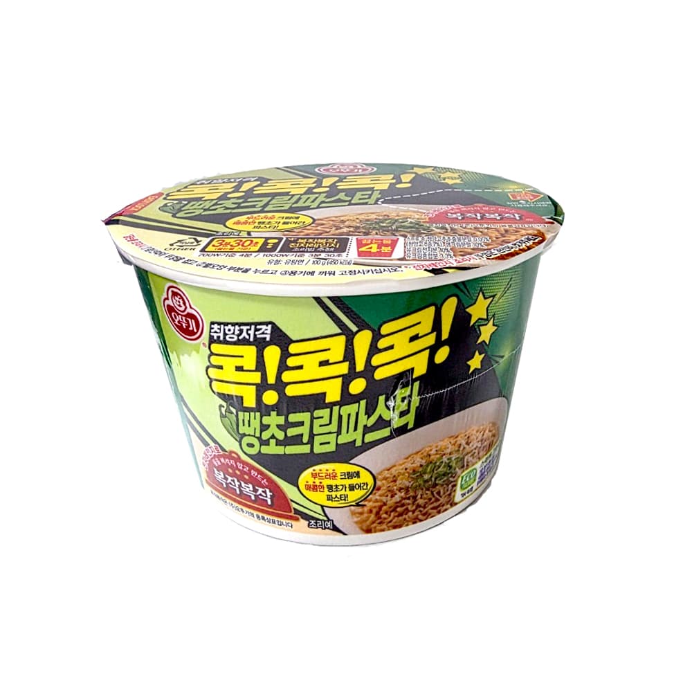 오뚜기 콕콕콕 큰컵 컵라면 땡초크림파스타, 100g, 10개
