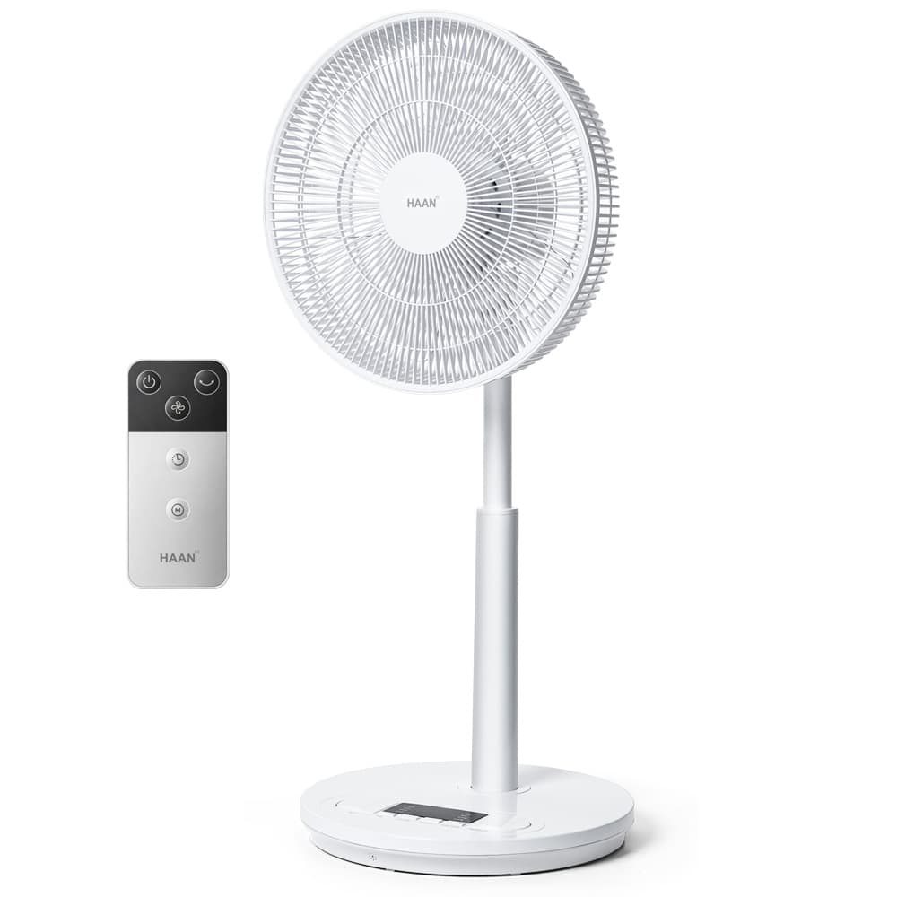 HAAN 더조용하고 더시원한 5엽 35cm 써큘레이터형 발터치선풍기/사무실 업소용 가정용 저소음선풍기