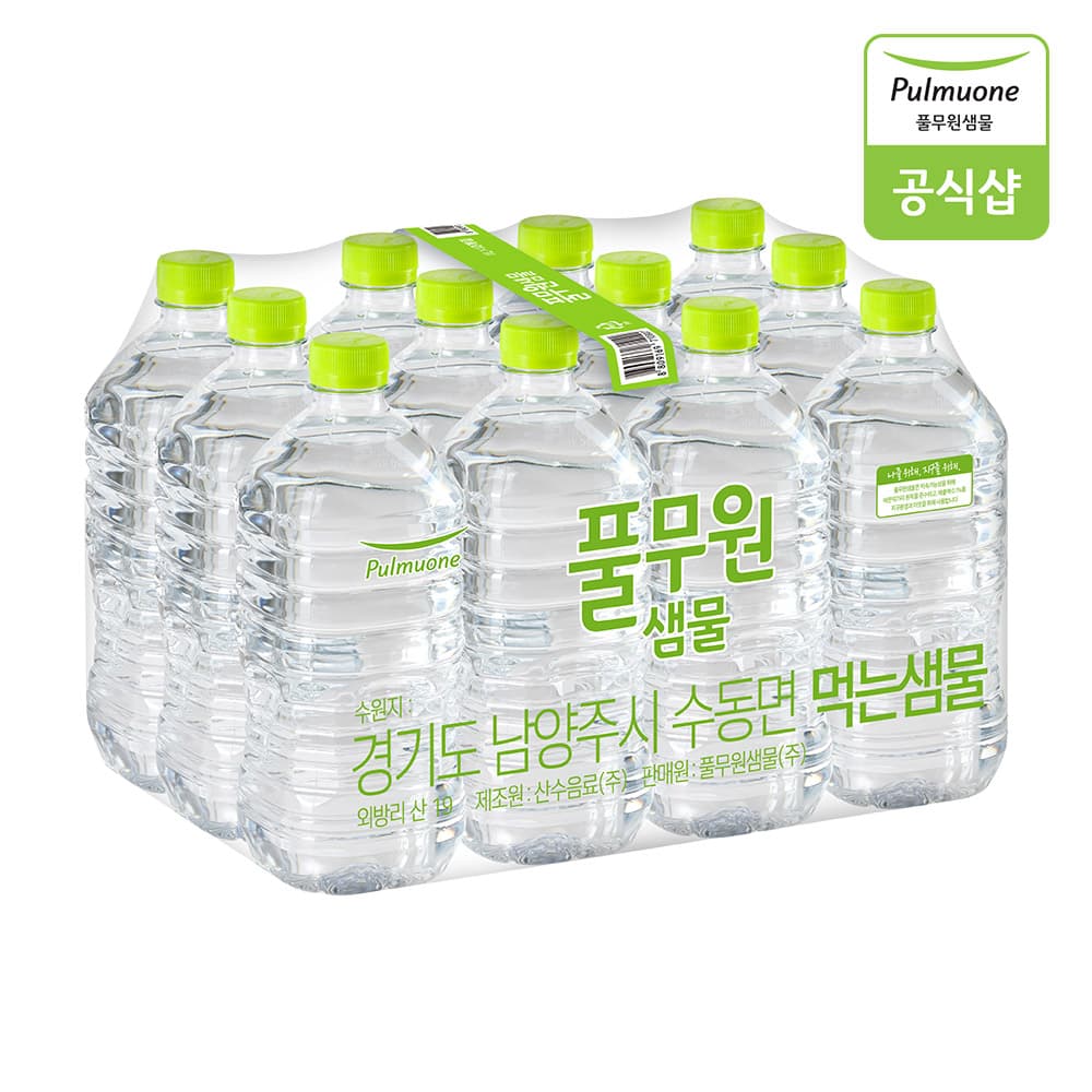 풀무원샘물 1L, 12개
