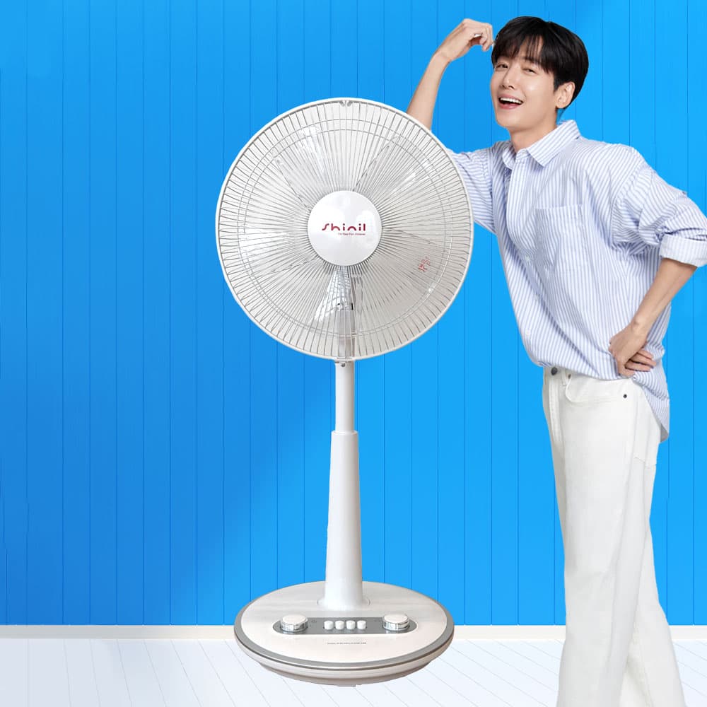 26년형 신일선풍기 저소음 가정용 거실 선풍기 사무실 조용한 35cm 14인치 5엽
