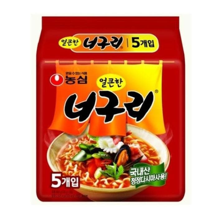 JH4Q2079_52EK농심 컵라면 얼큰한너구리 봉지 (5개입)