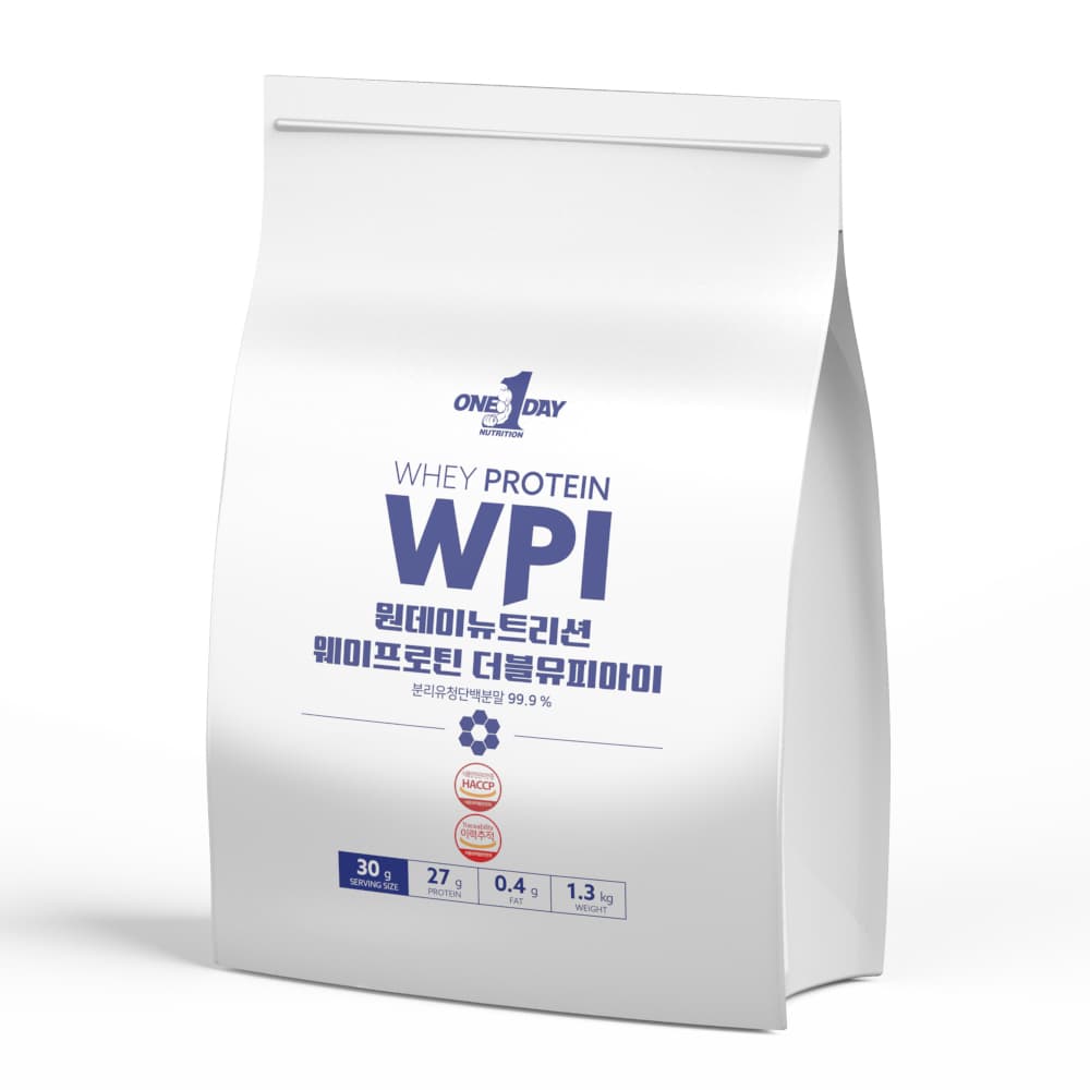 WPI 분리유청단백질 분말가루 락토프리 마이백 웨이프로틴 쉐이크 포대 보충제 1.3kg