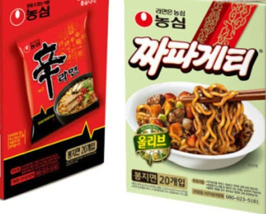 농심 신라면10개+짜파게티10개 (총 20개)