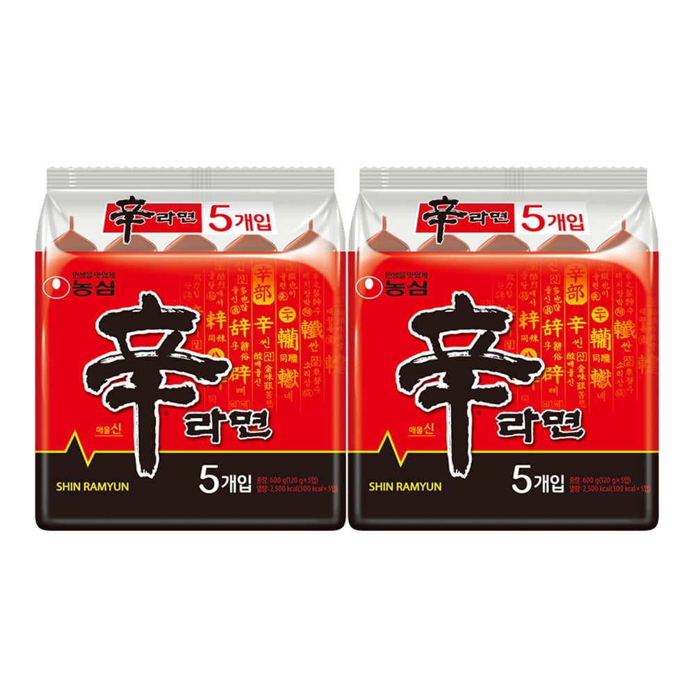 농심 신라면 오리지널, 120g, 10개