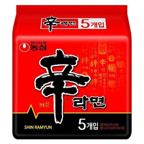 JHM3PS90_52EK농심 컵라면 신라면 봉지 5개입