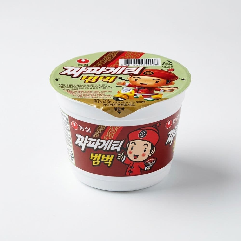 농심 소컵 짜파게티 범벅 컵라면 70g 10개