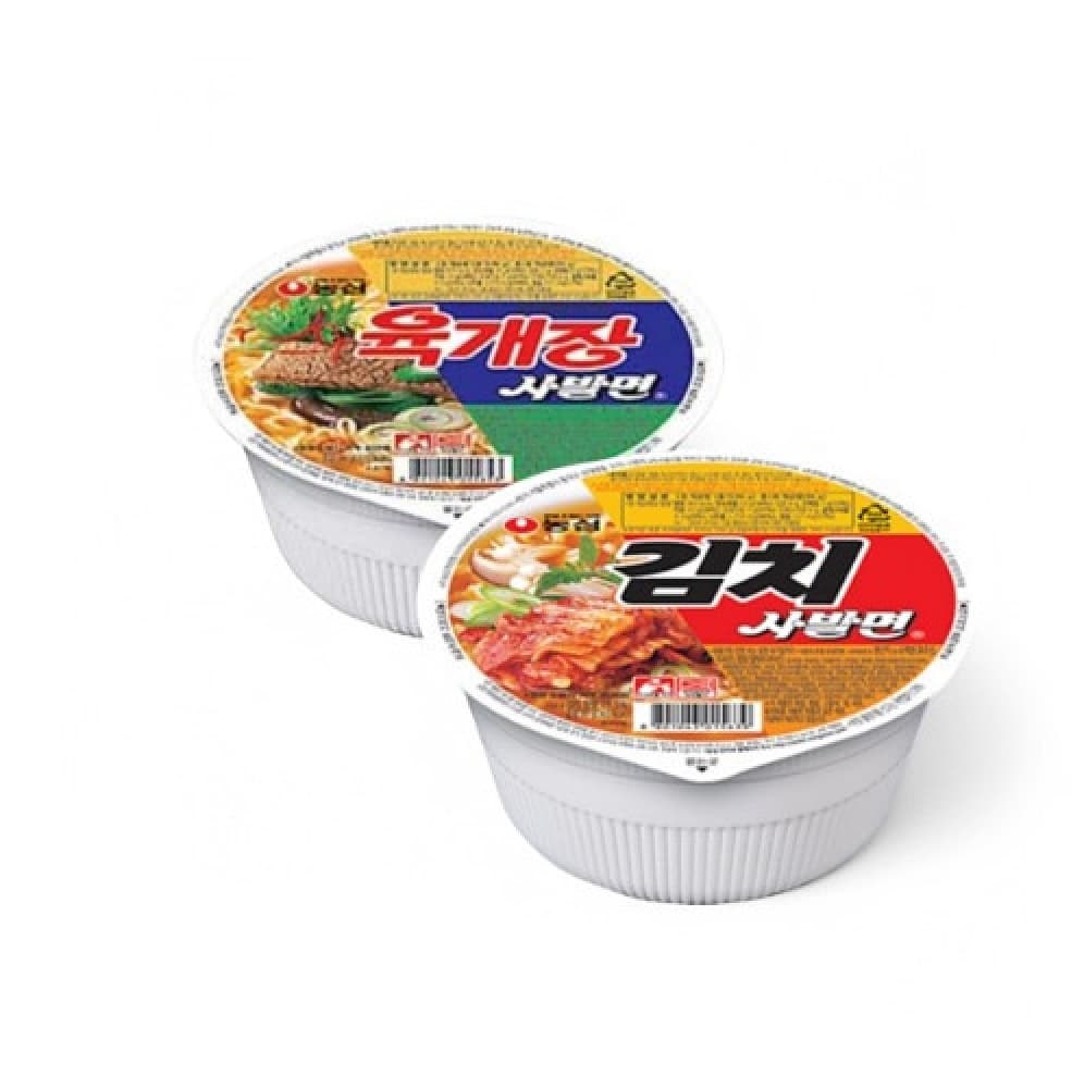 x 육개장사발면 육개장라면 6개입 김치사발면 컵라면 농심육개장 육개장면