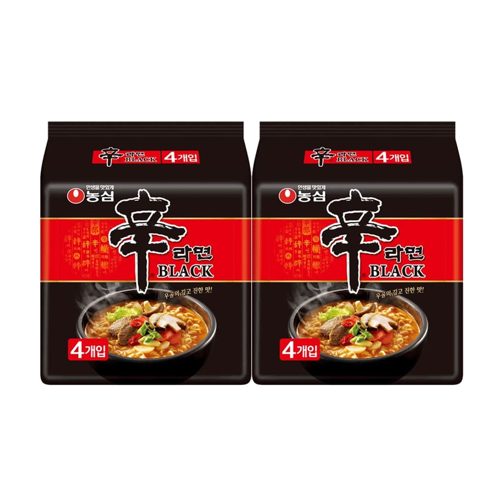 농심 신라면 블랙, 134g, 8개